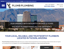 Tablet Screenshot of plumbplumbing.com